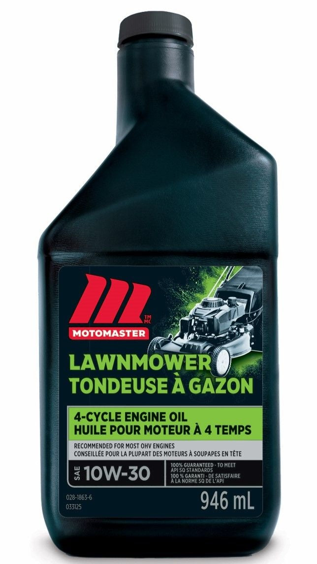 4-Stroke Lawnmower Engine Oil 10W30, 946-mL A6265
