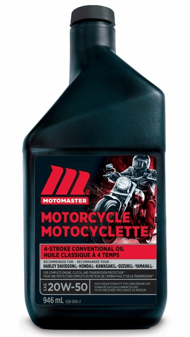 4-Stroke Motorcycle Oil SAE, 946-mL J1675