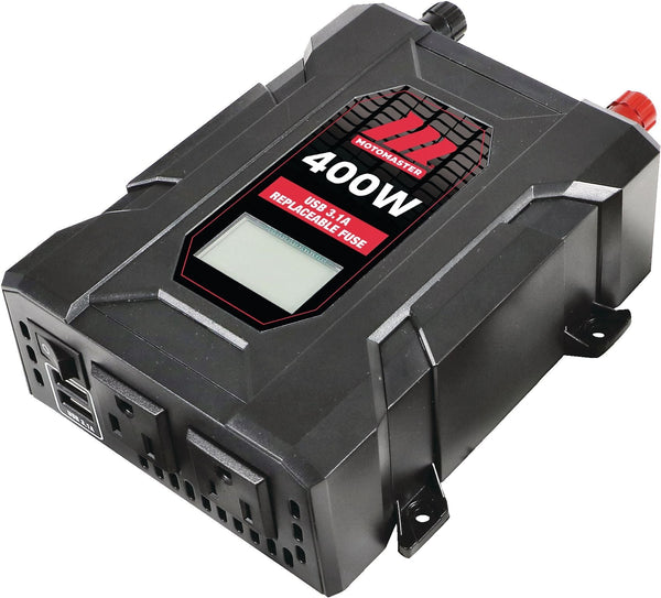400W Power Inverter with LCD Screen, Grey V1773