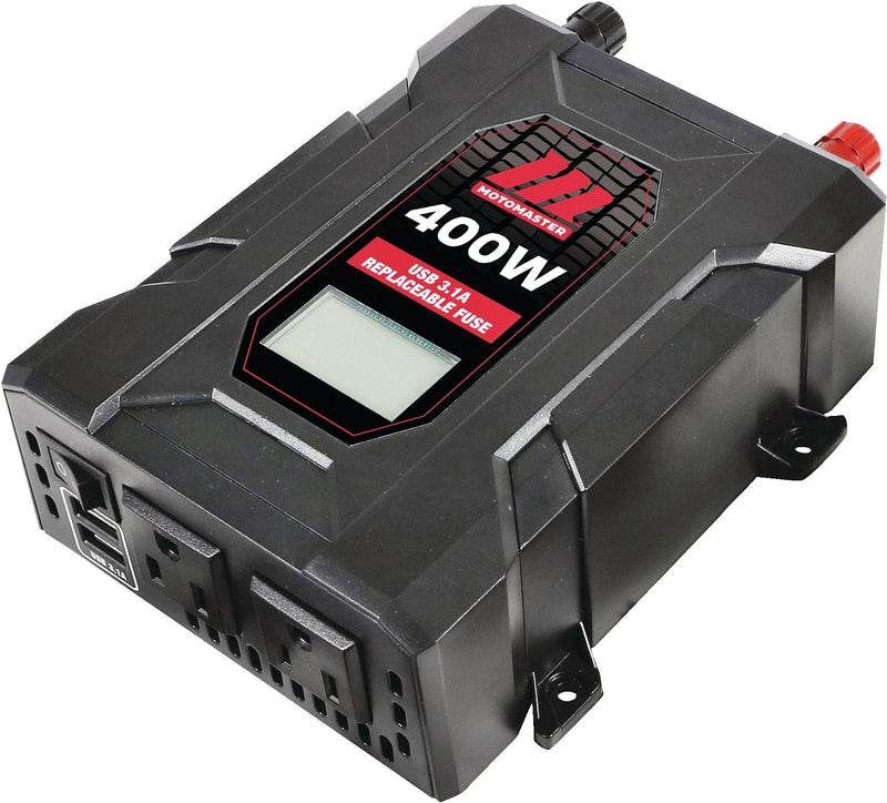 400W Power Inverter with LCD Screen, Grey V1773