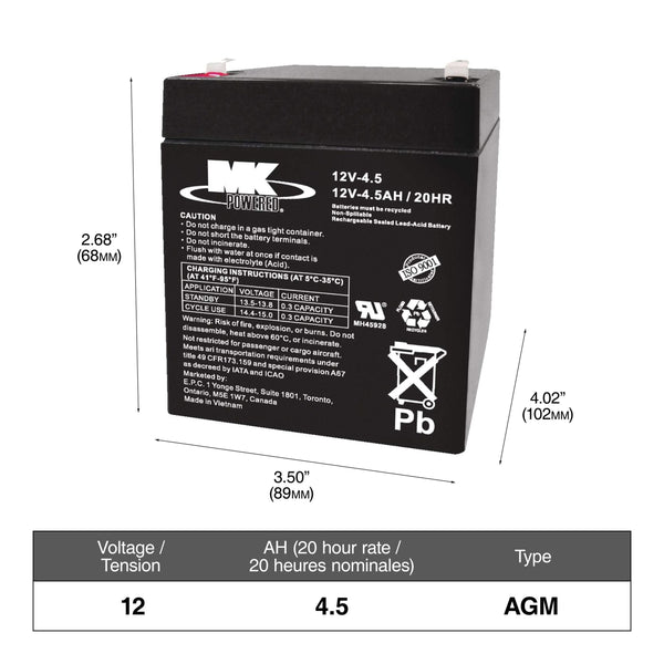 ELIMINATOR AGM Group Size 49 (H8/L5) Battery, 850 CCA G1155
