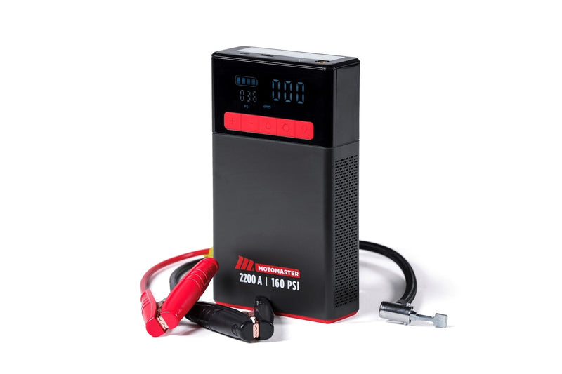 MB22C Lithium Booster Pack/Jump Starter with Air Compressor, 2200A P1083