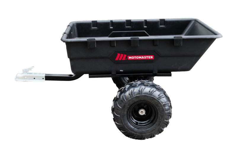 Poly Bed Utility Trailer Cart with Steel Frame, Black, 1100-lb E5738