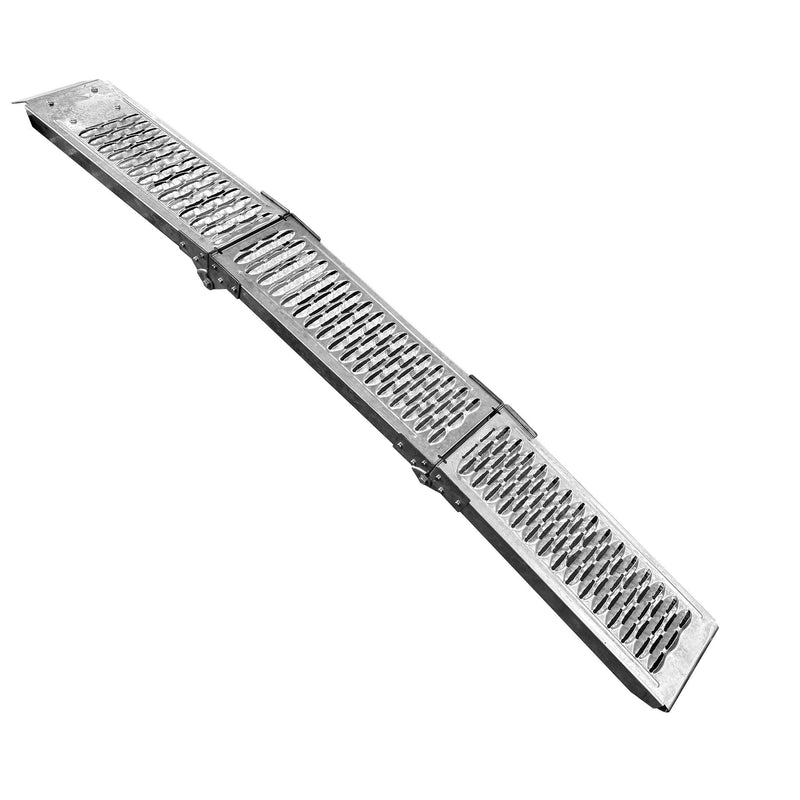 Tri-Fold Steel Loading Ramps, 72-in, 1000-lbs, 1-Pair F2955