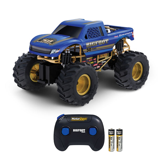 MotorDayz 1:15 R/C USB-Powered Bigfoot 50th Anniversary Monster Truck with Lights and Sounds C0021