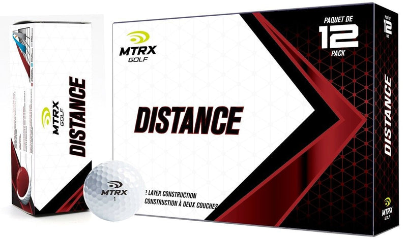 Distance Golf Balls, White, 12-pk M5182