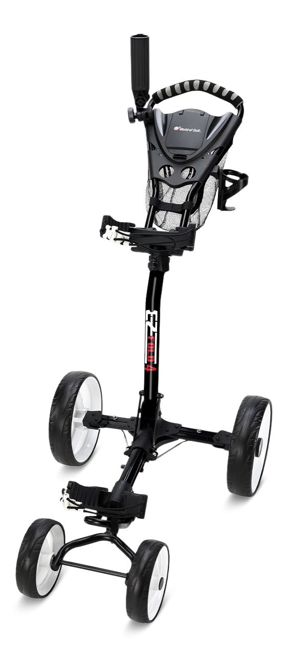 EZ Fold 4 Wheel Golf Cart, 4WD, Collapsible, Black X1685
