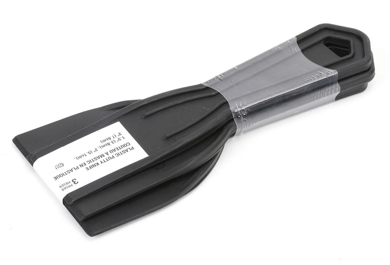 Multi-Purpose Plastic Spackling/Putty Knife, Wall and Paint Scraper Set, 3-pc K2395