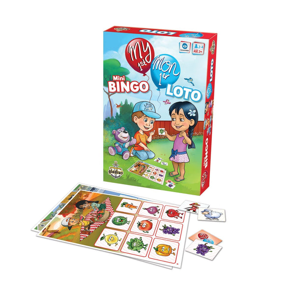 My 1st Mini Bingo Board Game, Bilingual, Ages 2+ I4245