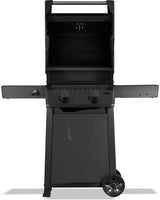 Rebel 365 2-Burner LP Gas BBQ, Matte Black