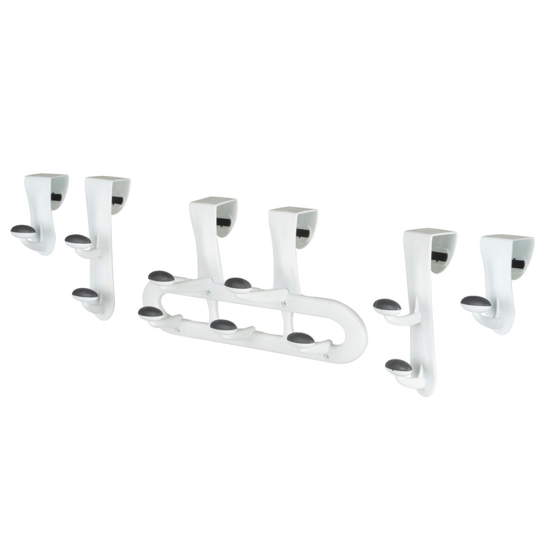 Non Stick Hook Set of 5 Value Pack, White P9797