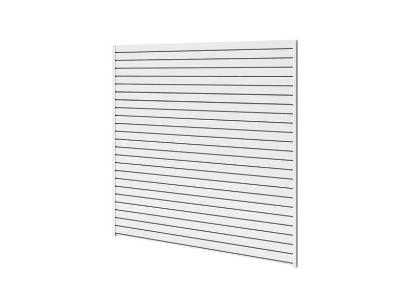 PVC Slatwall, 40-sq-ft, White Y6152