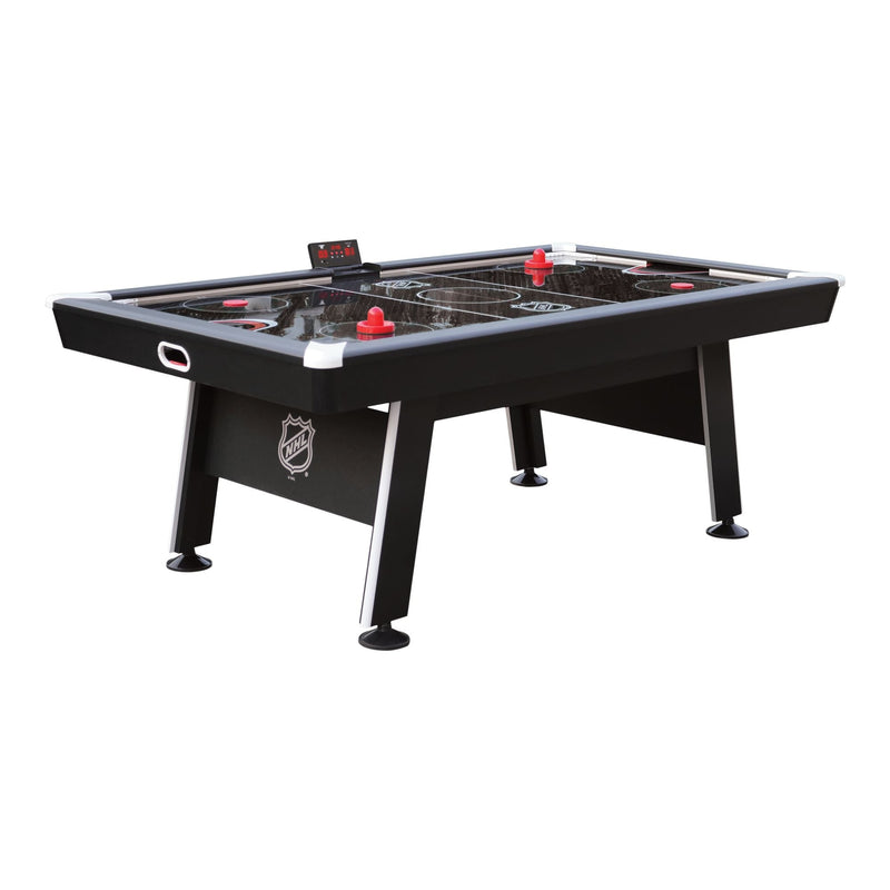 Attacker Hover Air Hockey Game Table with Electronic Scoreboard, Pucks & Pushers, 84-in F9290