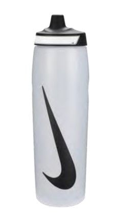 Refuel Squeeze Water Bottle, BPA Free, 32-oz, Clear/Black T0818