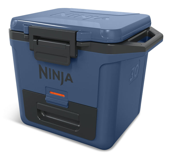 30-Quart Portable Hard Cooler with Drawer, 28-L, Blue D4356