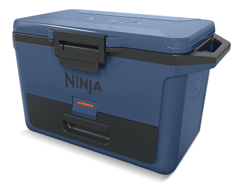 50-Quart Portable Hard Cooler with Drawer, Blue, 47-L Z5829