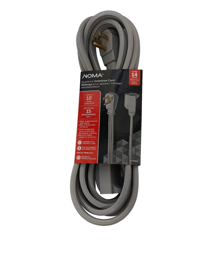 14/3 15 Amp Appliance Extension Cord, Grey V1933