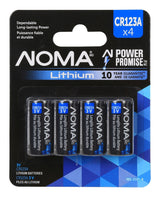 4-pk CR123 3V / 3 Volt Lithium Photo Batteries, Long Lasting