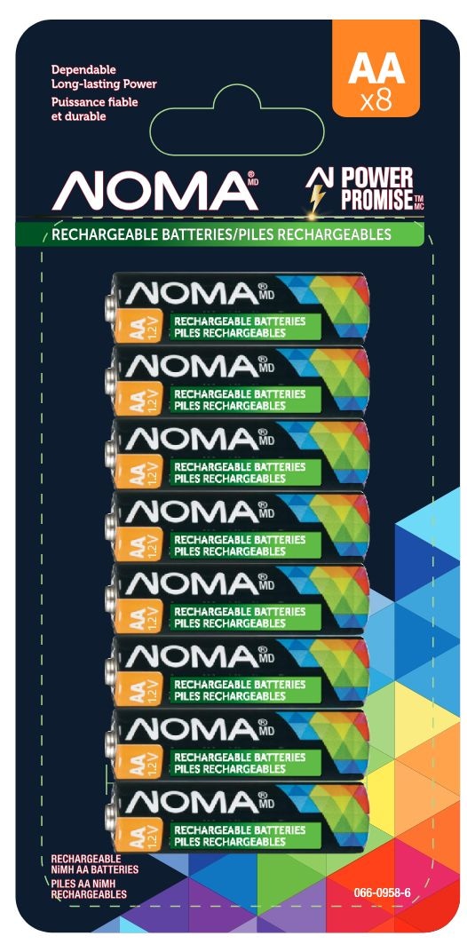 AA Ni-MH Rechargeable Battery, 8-pk P2870