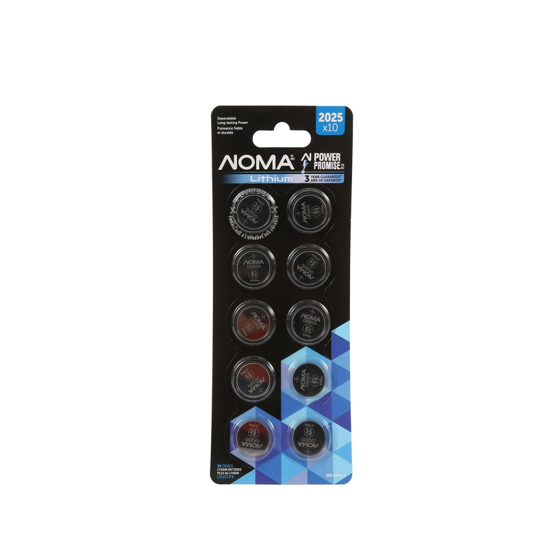 CR2025 Button Cell Batteries, 10-pk G0426