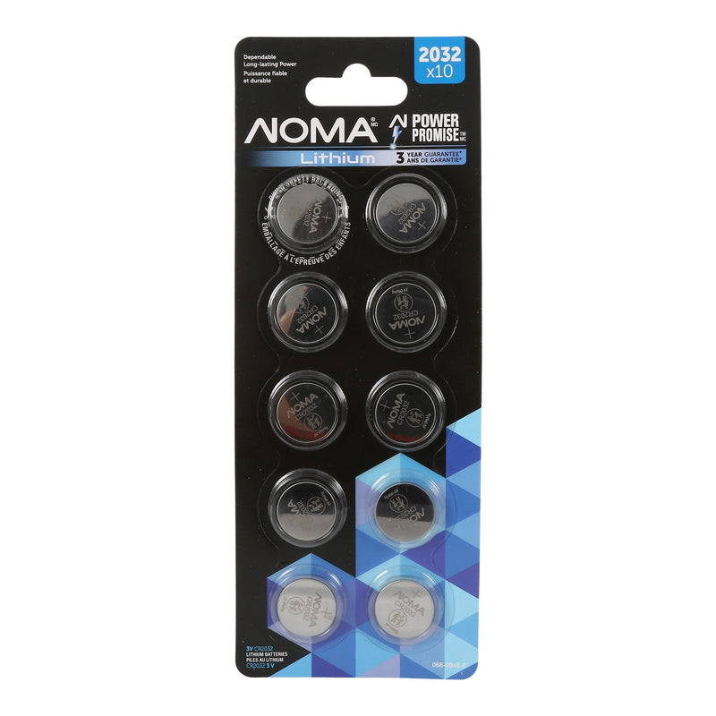 CR2032 Button Cell Batteries, 10-pk N6258