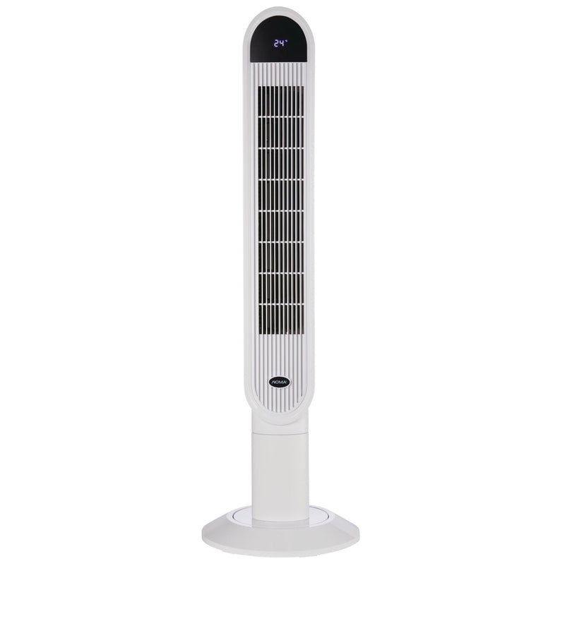 Oscillating Tower Fan, Remote Control, 3-Speed, White, 45-in P0621
