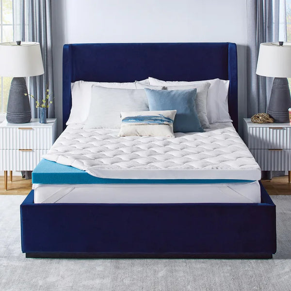 Novaform 3 in. Comfort Grande Plus Advanced Foam Mattress Topper H3505