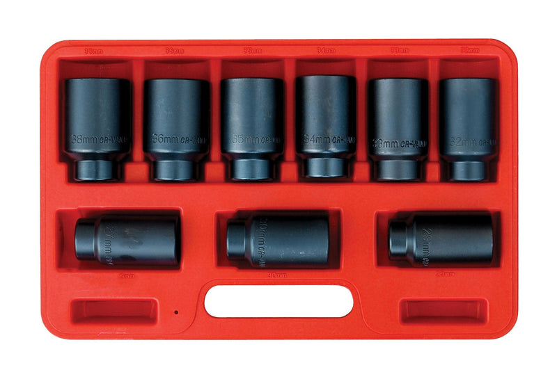Deluxe Axle Nut Socket Set, 9-pc I6119