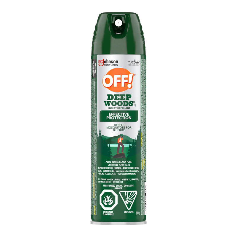 Deep Woods 8-Hour 25% DEET Bug Spray, 230-g D1536