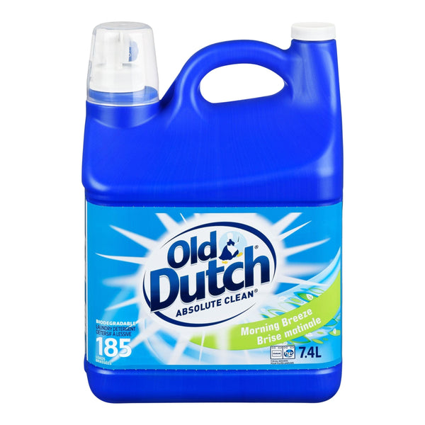 Absolute Clean Liquid Laundry Detergent, Morning Breeze Scent, 185-Load, 7.4-L H8914