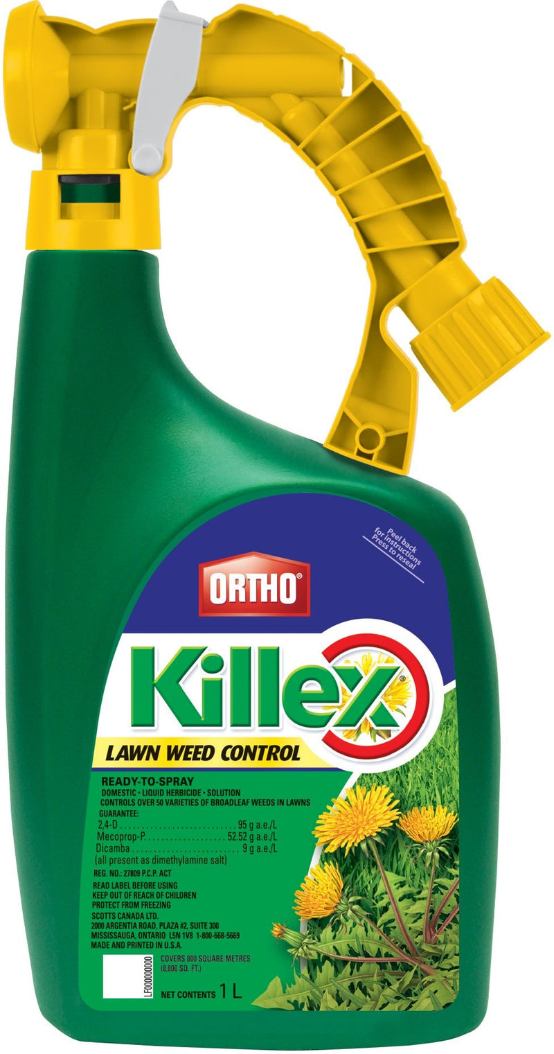 Killex Ready-to-Spray Lawn Weed Control/Killer, Herbicide, 1-L B5972