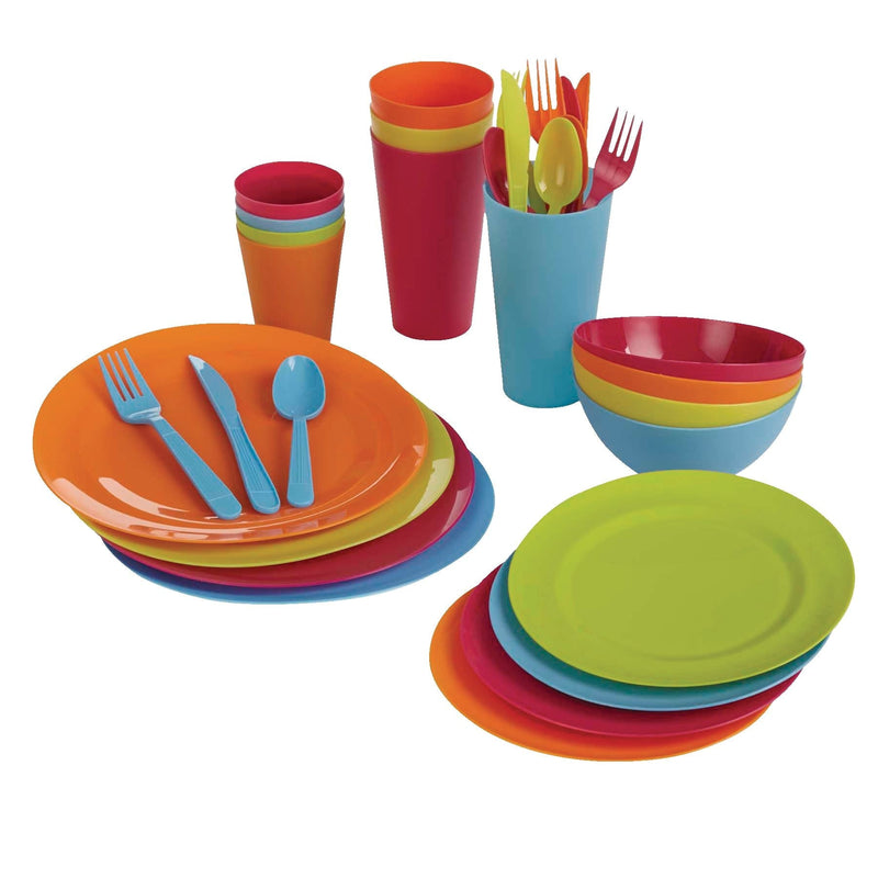 Acrylic Colourful Dinner Set, 33-pc A4067