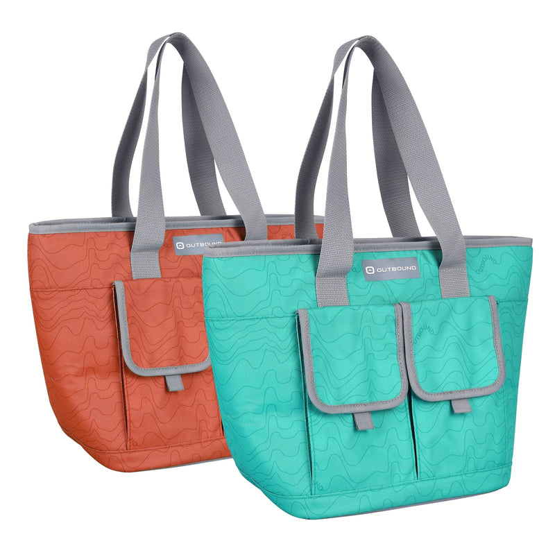 Beach Tote Insulated Soft Cooler, 24-Can O5923