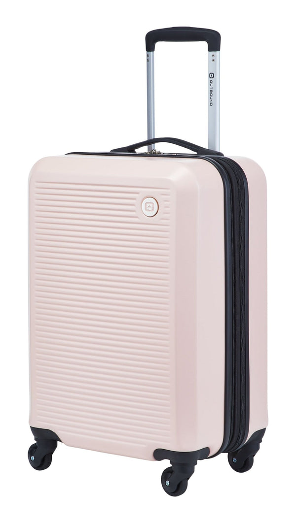 Hardside Carry-On Spinner Flex Travel Suitcase, Pink, 21-5/8-in L4390