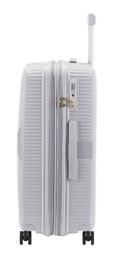 Hardside Medium Luggage Bag, Silver