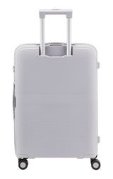 Hardside Medium Luggage Bag, Silver