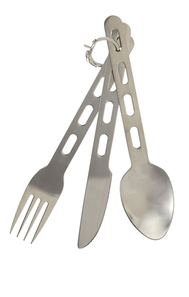 Stainless Steel Cutlery Set with Detachable Ring, 3-pc E2906