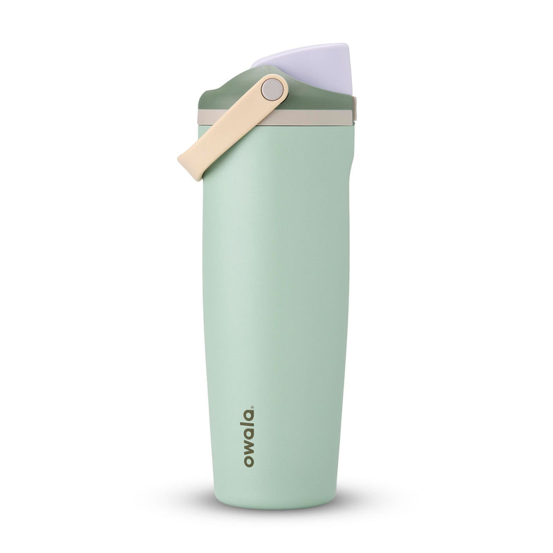 Sway Stainless Steel Insulated Portable Reusable Water Bottle, with Built-in Straw, Various Colours, 30-oz S5869