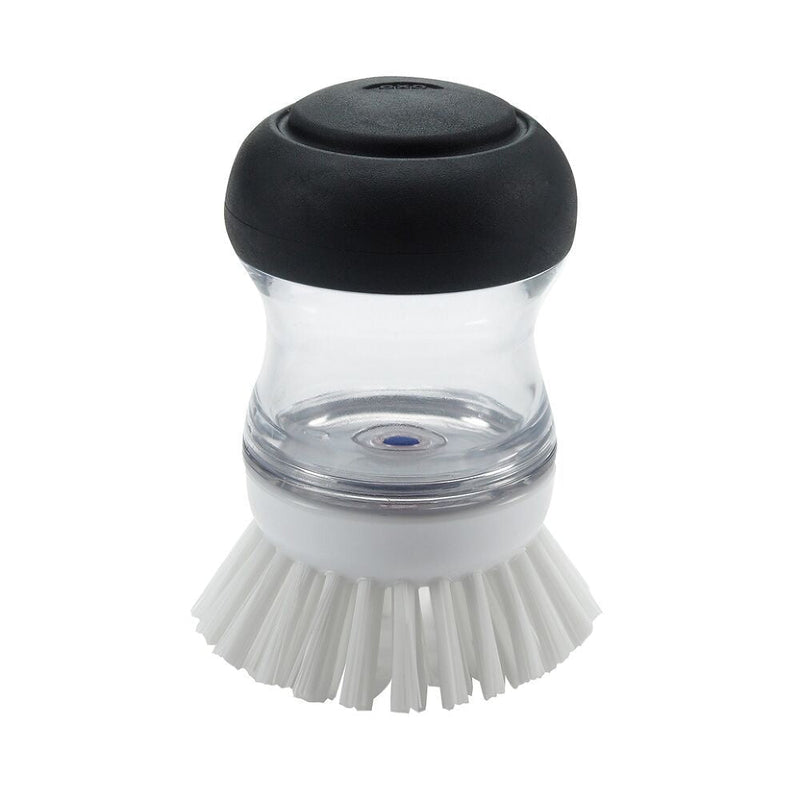 Refillable No-Mess Soap Dispensing Palm Cleaning Brush D3073