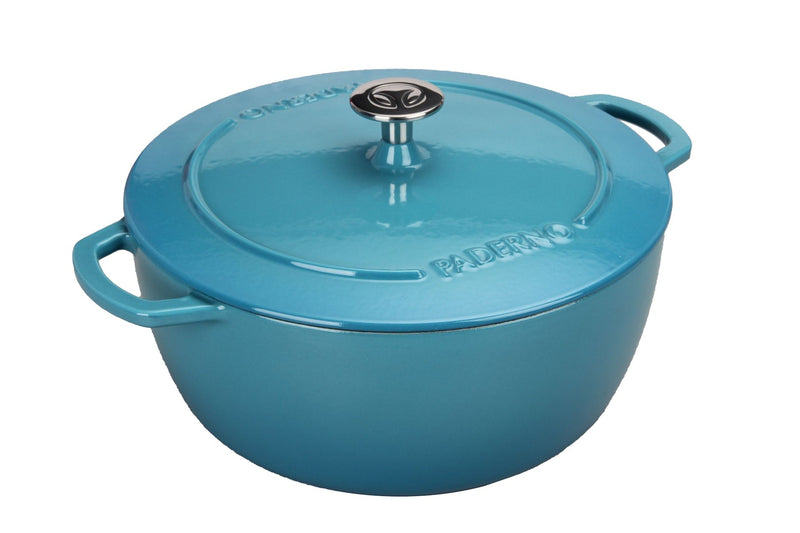 Cast Iron Dutch Oven, Atlantic Blue, 6.6-L W8243