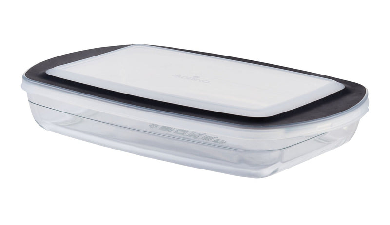 Glass Rectangular Baking Dish with Lid, 2.8-qt B4136