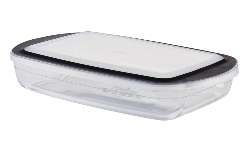 Glass Rectangular Baking Dish with Lid, 3.8-qt X998