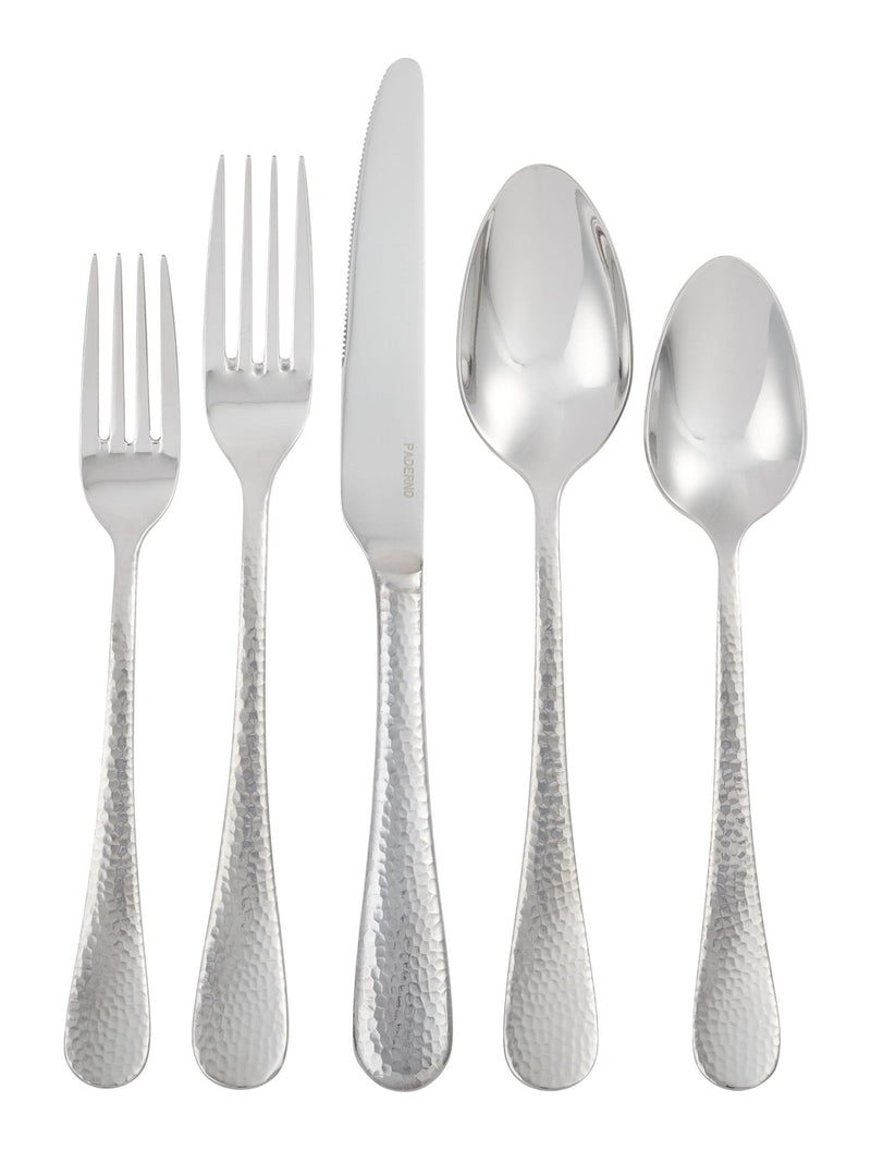 Hammered Flatware Set, Serves 4, 20-pc D4741