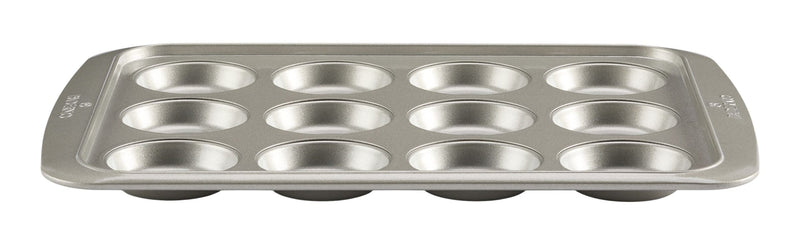 Professional Muffin Top Pan, Silver, 12-Cup M6690
