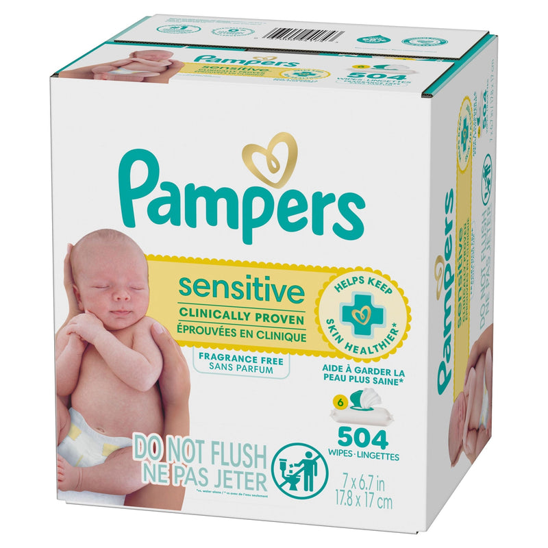 Unscented Sensitive Skin Baby Wipes, 504-pcs, 6-pk R7825