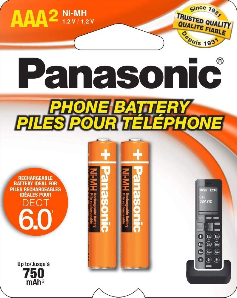 Rechargeable AAA Battery for Cordless Phones (HHR4DPA2BA) G6473