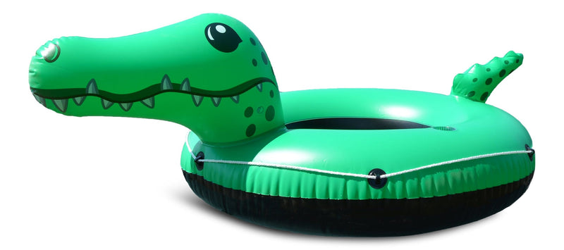 Inflatable Crocodile River/Lake Float Tube, 1-person, Green U4078