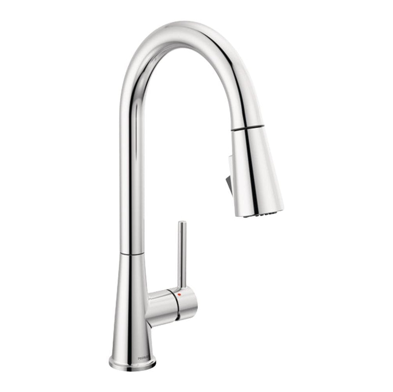 Precept Single Lever Pull Down Kitchen Faucet with POWERinse, Chrome E7539