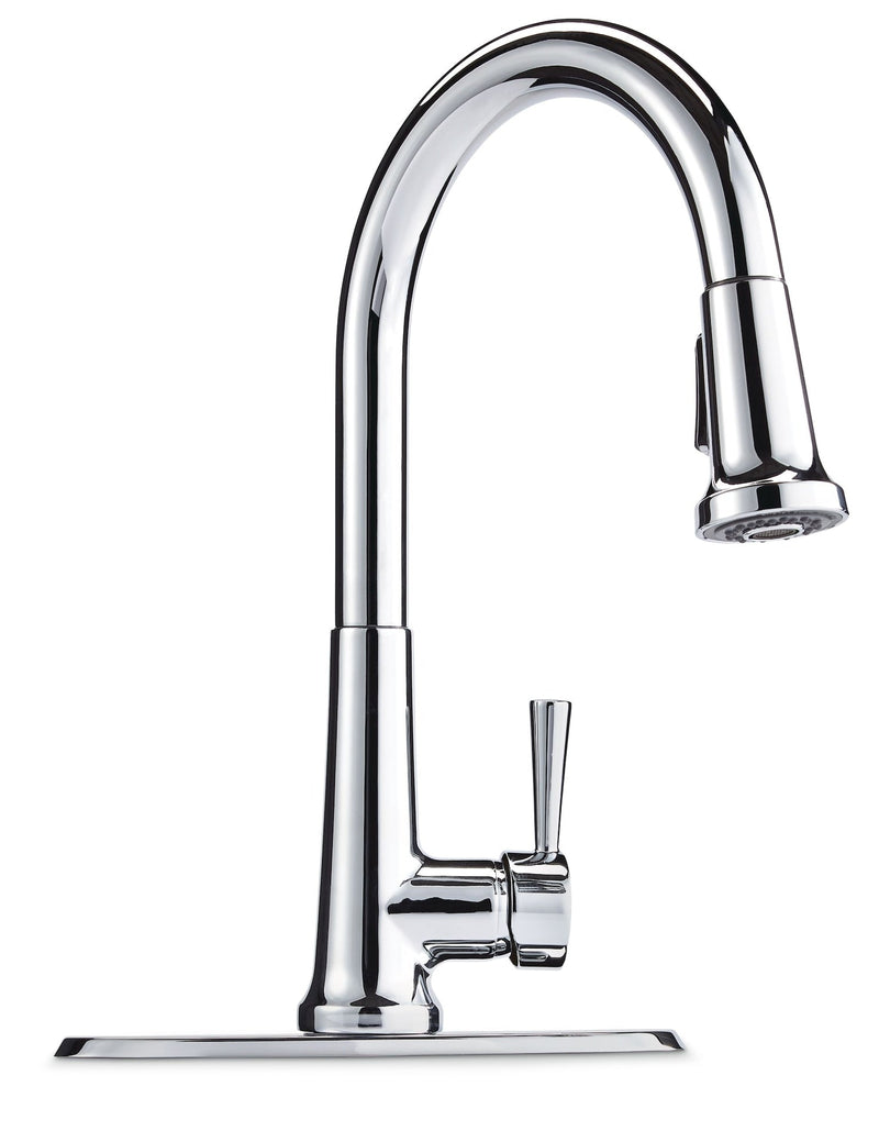 Single-Handle Pull-Down Kitchen Faucet, Chrome T6169