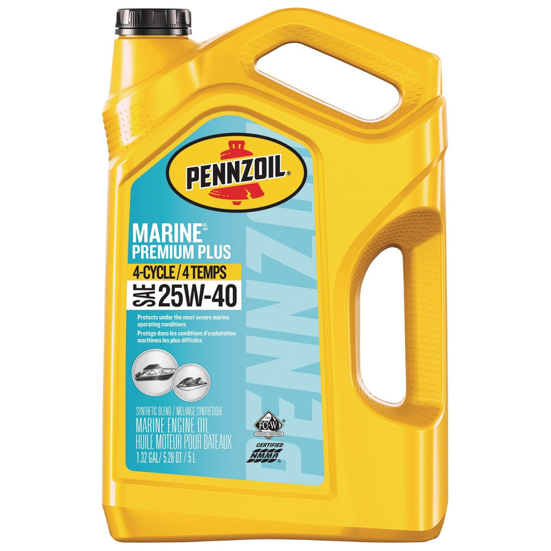 Marine Premium Plus 25W-40 4-Cycle Engine Oil, 5-L R4337